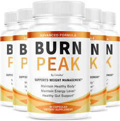 LIVORKA BurnPeak capsules bottle front view for daily wellness support.