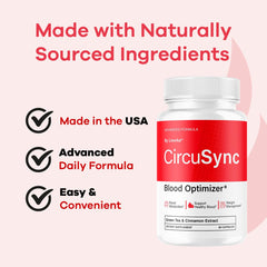 LIVORKA Circusync bottle back panel with nutrition facts.