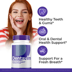 LIVORKA Dentavim capsules close-up highlighting natural ingredients for everyday support