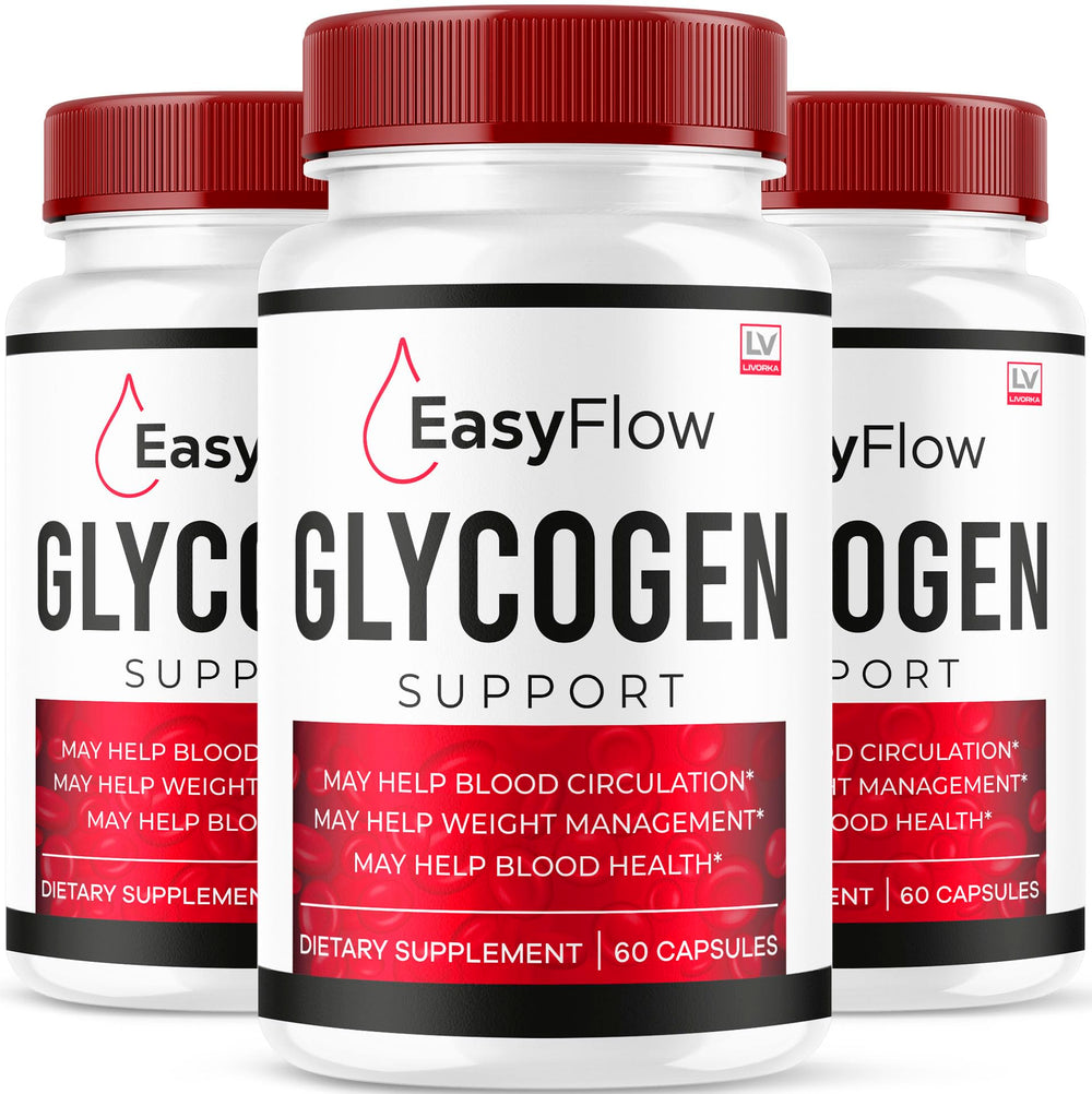 LIVORKA Easy Flow bottle with capsules for daily wellness.