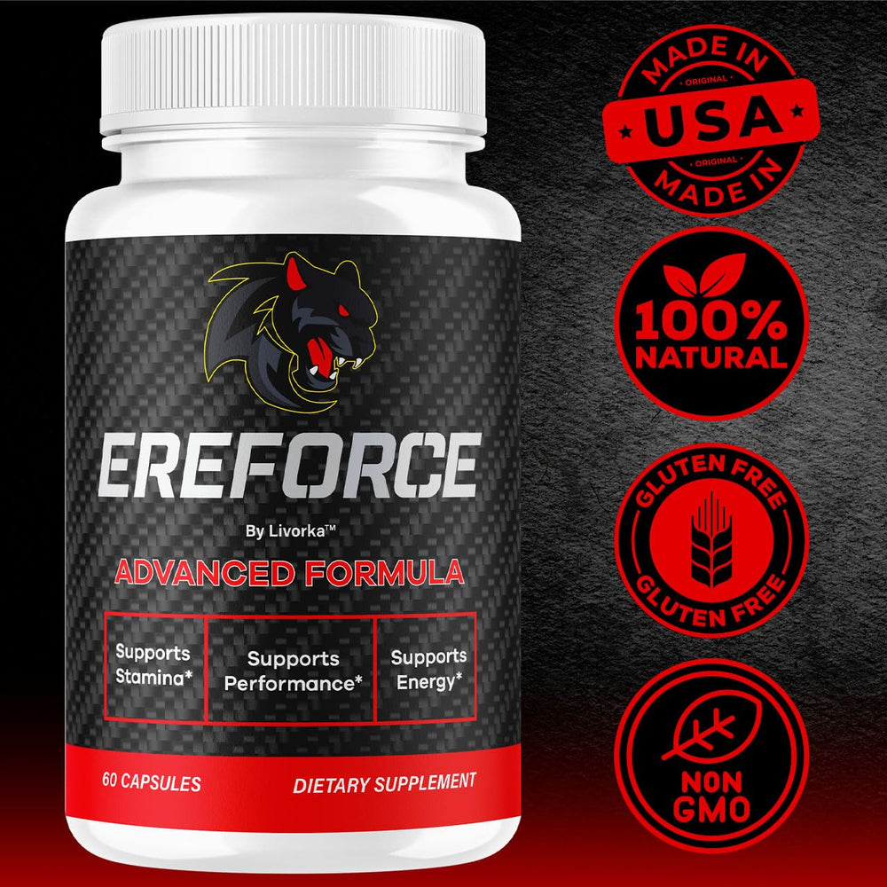 LIVORKA Ereforce packaging: easy-to-read instructions and notes