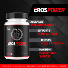 LIVORKA Eros Power advanced formula label for clear, easy-to-understand benefits.