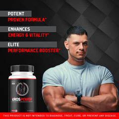 LIVORKA Eros Power capsules for men on a display, suggesting a daily routine.