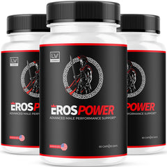 LIVORKA Eros Power supplement bottle front for daily vitality on the go.