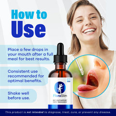 LIVORKA FloraSlim dropper-closeup highlights precise, easy dosing.