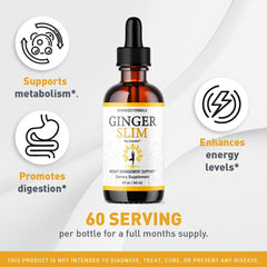 LIVORKA Ginger Slim Drops dropper detail emphasizes precise servings