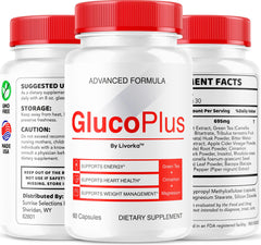 LIVORKA Gluco Plus made-in-USA symbol reinforces trusted quality.