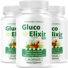 LIVORKA GlucoElixir Pro bottle front view supports daily wellness