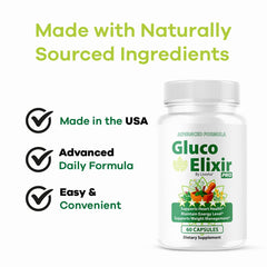 LIVORKA GlucoElixir Pro capsules close-up showing texture for easy ingestion