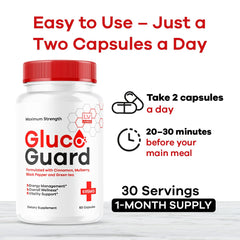 LIVORKA GlucoGuard label with transparent supplement facts.