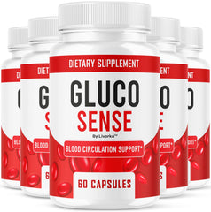 LIVORKA GlucoSense bottle with capsules for daily wellness.