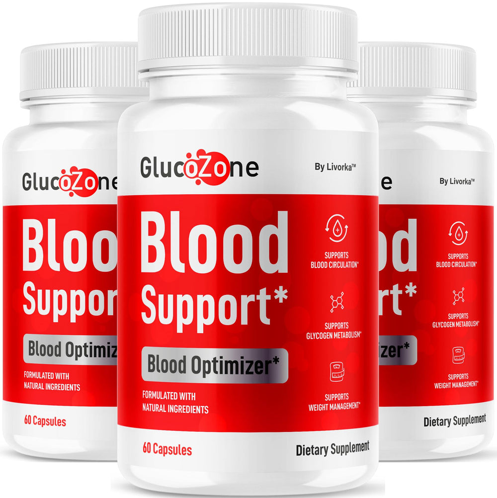 LIVORKA GlucoZone bottle front for daily wellness support.