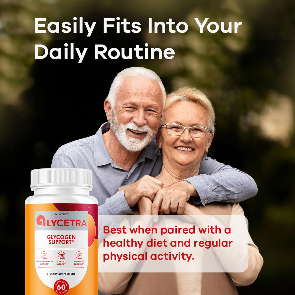 180 Glycetra capsules ready for a three-month wellness routine.