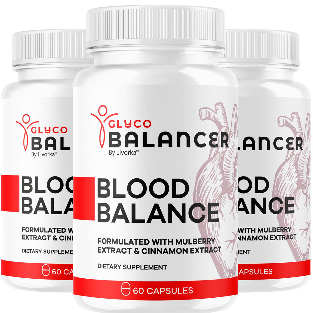 Livorka Glyco Balancer capsules 3-pack front view for daily wellness support.