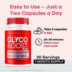 LIVORKA Glyco Boost Pro twin pack back with supplement details.