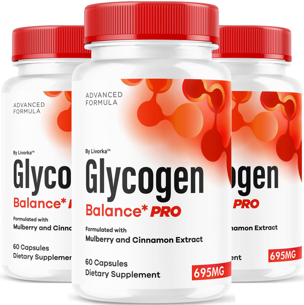 LIVORKA Glycogen Balance Pro 3-pack front view for daily wellness