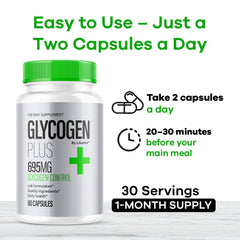 Box of Livorka Glycogen Plus open to reveal capsules for daily use
