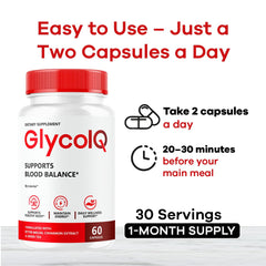 LIVORKA GlycoIQ bottle pour suggesting convenient daily dosage.