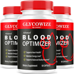 LIVORKA Glycowize bottle front showing premium blood support formula.