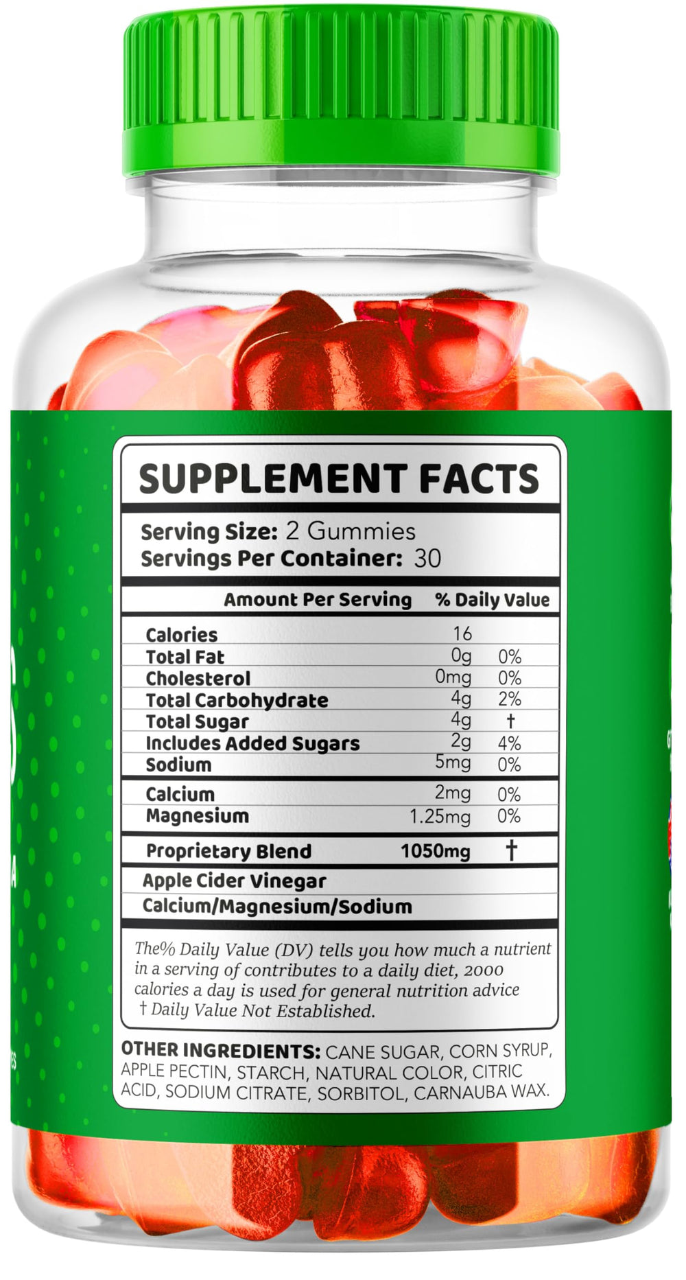 LIVORKA GreenVow Gummies ingredients highlight natural components.