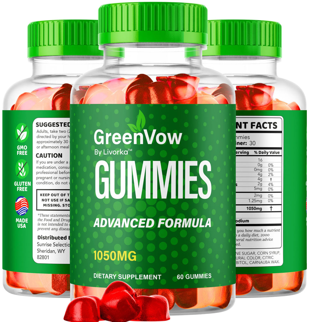 LIVORKA GreenVow Gummies taste test showing appealing flavor and texture.