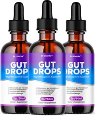 LIVORKA Gut Drops bottle front for natural digestive support