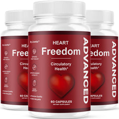 LIVORKA Heart Freedom bottle front showcases premium packaging for daily wellness routine.