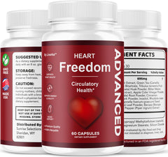 LIVORKA Heart Freedom easy-swallow capsules ideal for quick daily rituals.