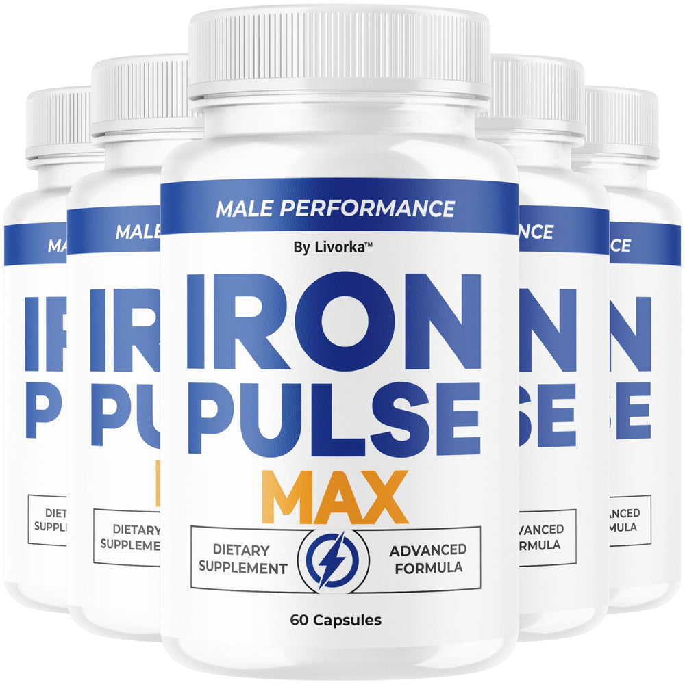 LIVORKA Iron Pulse Max bottle front view for daily wellness support