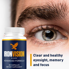 LIVORKA Iron Vision pill format easy to swallow for daily supplementation.