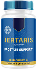 LIVORKA Jertaris Capsules bottle front for daily prostate wellness support