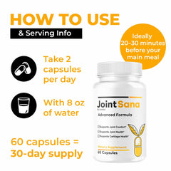 LIVORKA Joint Sana bottle label detail showing natural formula claim