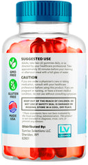 LIVORKA Keto Genesis ACV Gummies USA manufacturing badge on packaging.