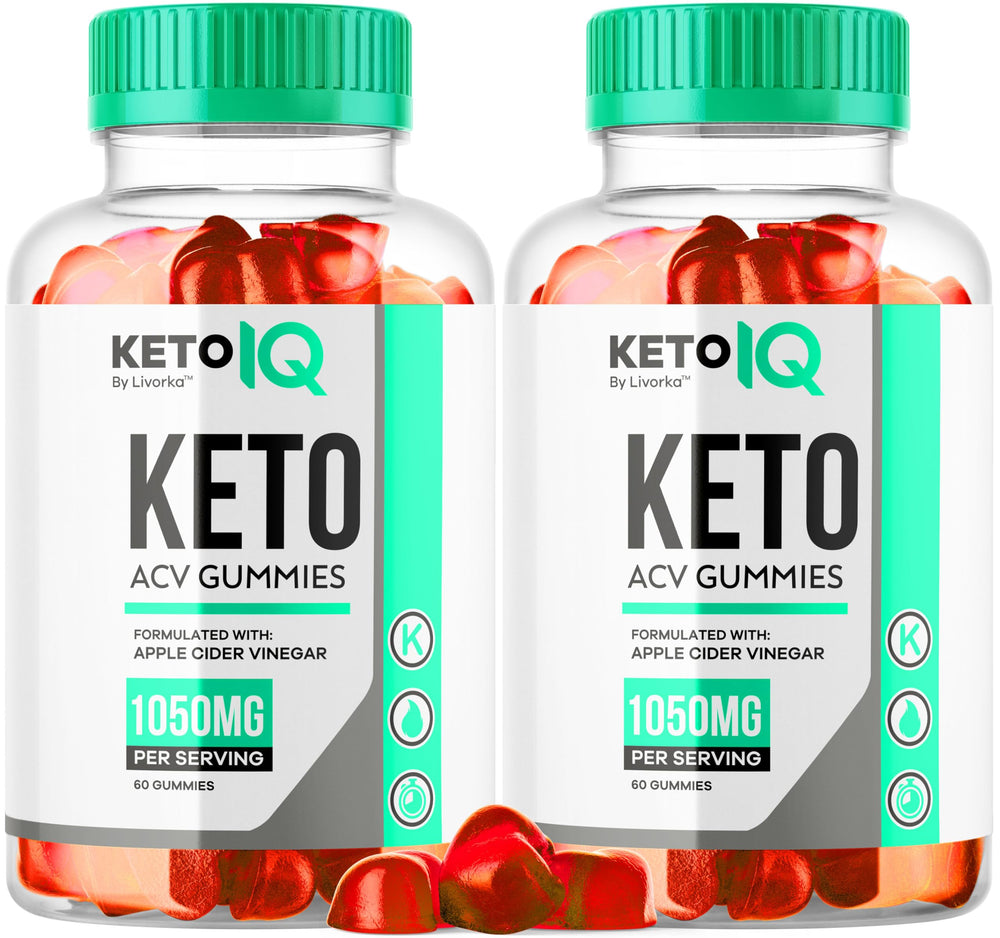 LIVORKA Keto IQ Gummies bottle front showing convenient daily wellness support