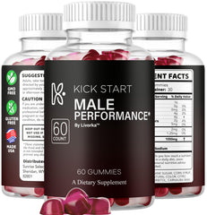LIVORKA Kickstart Gummies banner info underscores clean, all-natural formula.