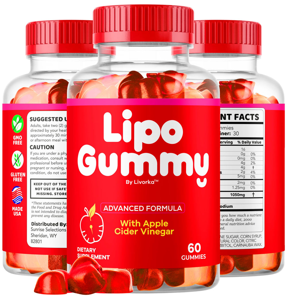 LIVORKA Lipogummy hand-held bottle for on-the-go usage.