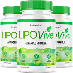 LIVORKA Lipovive bottle front view shows convenient daily wellness support.