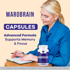 LIVORKA Marobrain capsules bottle back showing usage directions.