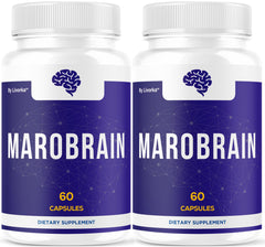 LIVORKA Marobrain capsules bottle front view for daily focus support.