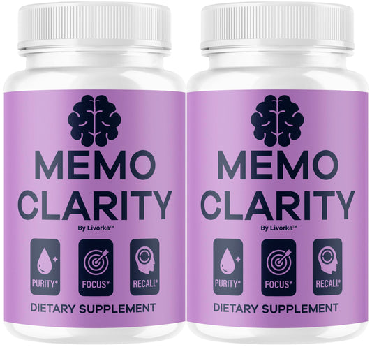LIVORKA Memo Clarity bottle ready for daily focus routines
