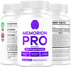 LIVORKA Memorion Pro two-month supply emphasizes routine.
