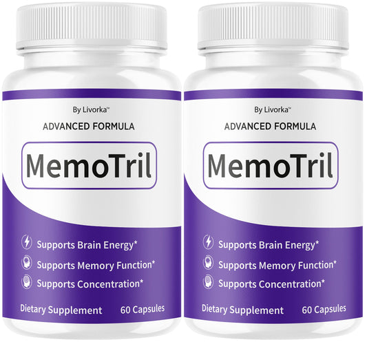 LIVORKA Memotril bottle front view for daily focus support