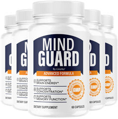 LIVORKA Mind Guard bottle on a clean desk for daily cognitive support.