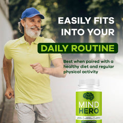 Two-capsule daily dose of LIVORKA Mind Hero for routine use