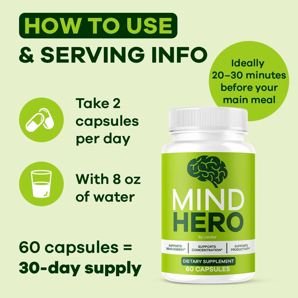 Five-pack display of LIVORKA Mind Hero for convenient budgeting