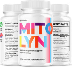 LIVORKA Mitolyn shelf display suggests accessible daily supplementation