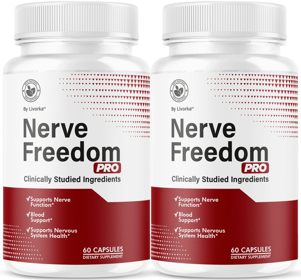 LIVORKA Nerve Freedom Pro bottle for daily wellness support.