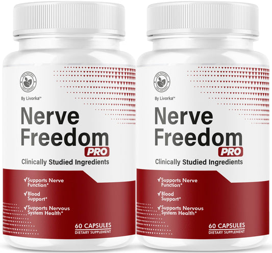 LIVORKA Nerve Freedom Pro bottle for daily wellness support.