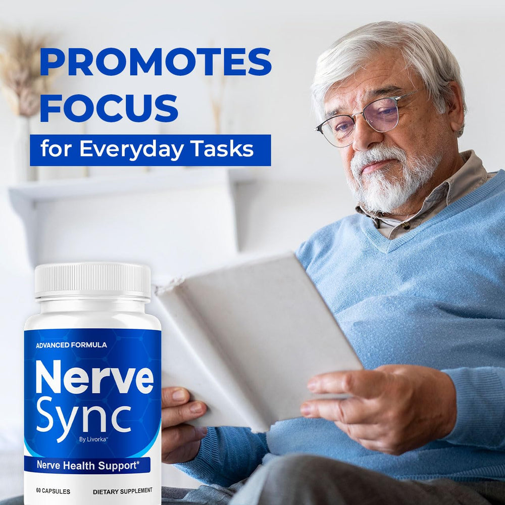 LIVORKA Nerve Sync label detail emphasizes ingredients and usage guidance for informed decisions.