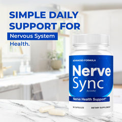 LIVORKA Nerve Sync outer carton features a convenient five-pack for longer supply.